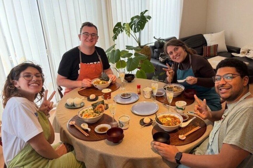 Osaka Shoyu & Miso Ramen, Gyoza, Wagashi & Matcha Cooking Class 2