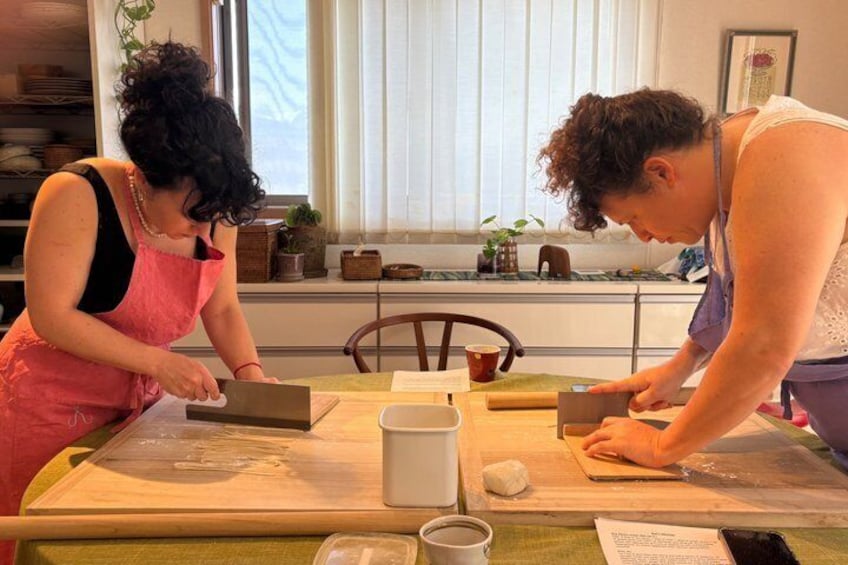 Osaka Ramen & Gyoza Cooking Class with Wagashi and Tea Ceremony 5