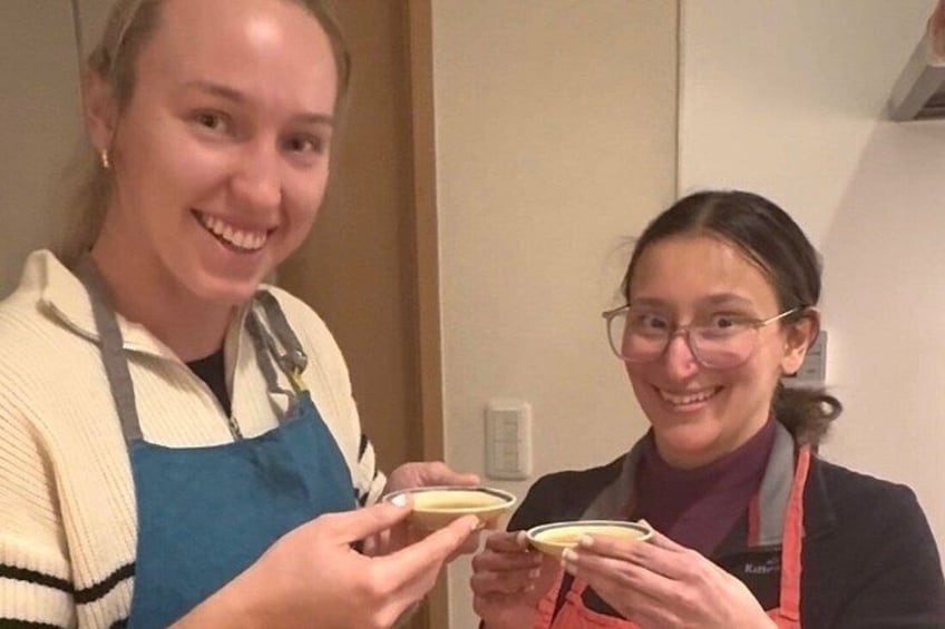 Osaka Shoyu & Miso Ramen, Gyoza, Wagashi & Matcha Cooking Class 5