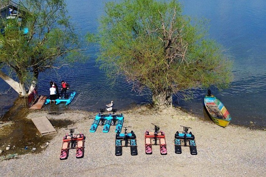 Lake Shkodra Boat Cruise and Water Biking and Cultural Visits 5