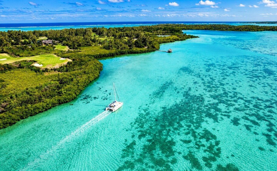 Mauritius: Ile aux Cerfs Catamaran Cruise, Waterfalls & BBQ 1