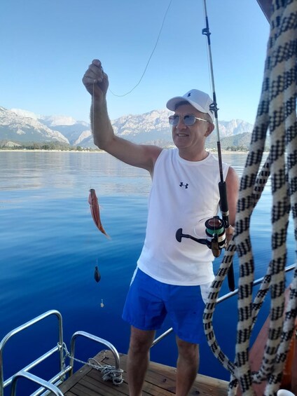 Picture 1 for Activity Kemer: Fishing Experience with Equipment & Hotel Transfer 4