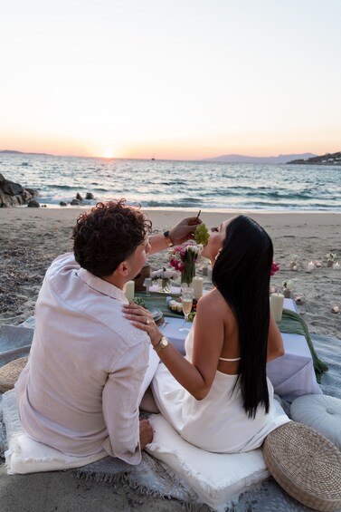 Picture 10 for Activity Mykonos: Luxury Sunset Picnic with Wine & Sea Views 5
