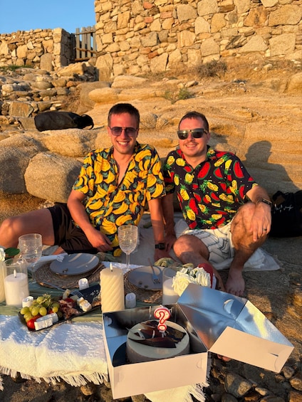 Picture 37 for Activity Mykonos: Luxury Sunset Picnic with Wine & Sea Views 2