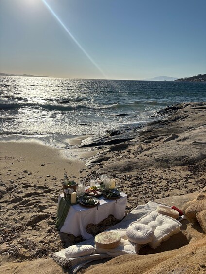 Picture 16 for Activity Mykonos: Luxury Sunset Picnic with Wine & Sea Views 3