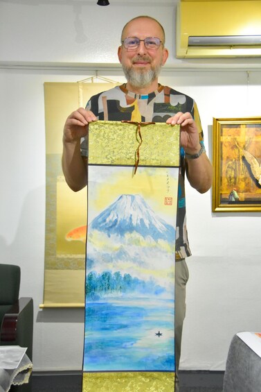 Picture 3 for Activity Ginza, Tokyo: Japanese Painting with Gold & Mineral Pigments 5