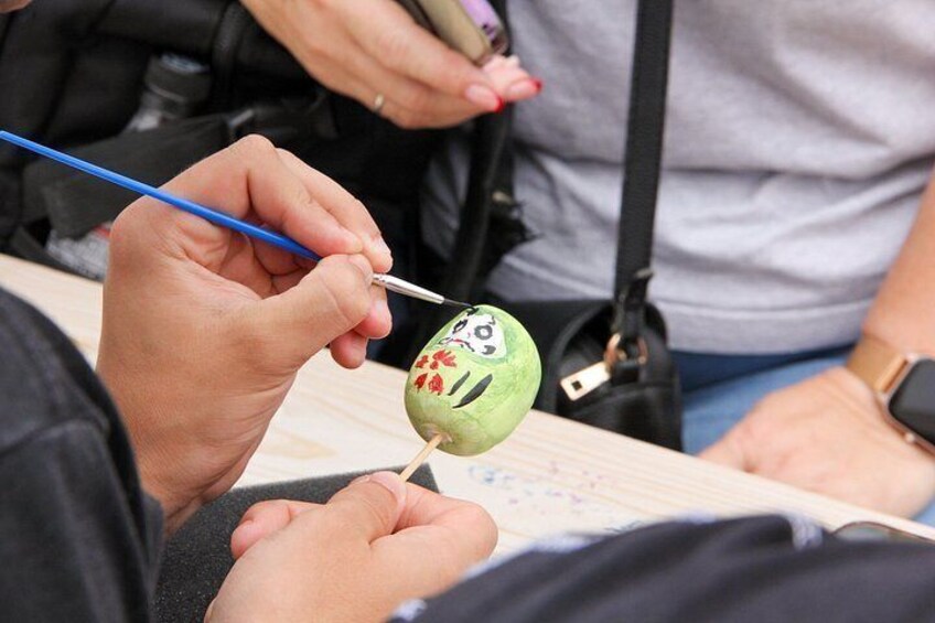 Mini Daruma Painting Experience Near Mt Fuji 5