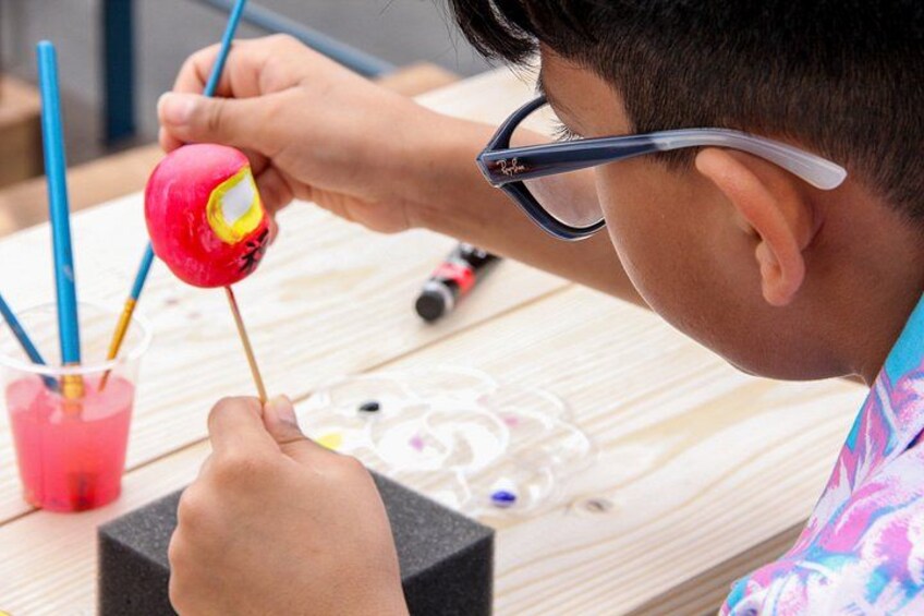 Mini Daruma Painting Experience Near Mt Fuji 1