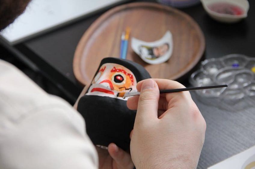 Japanese Daruma Painting Experience near Mt Fuji - Standard Size 1