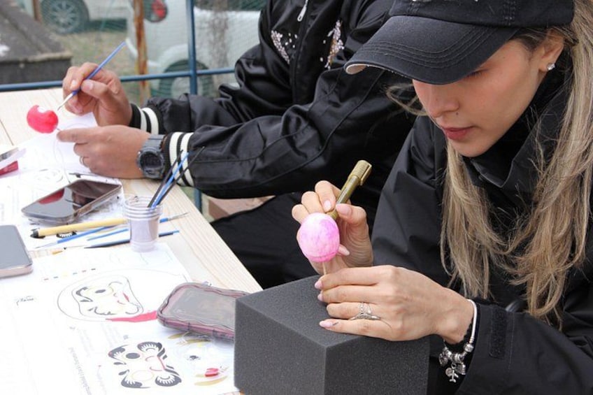 Japanese Daruma Painting Experience near Mt Fuji - Standard Size 2