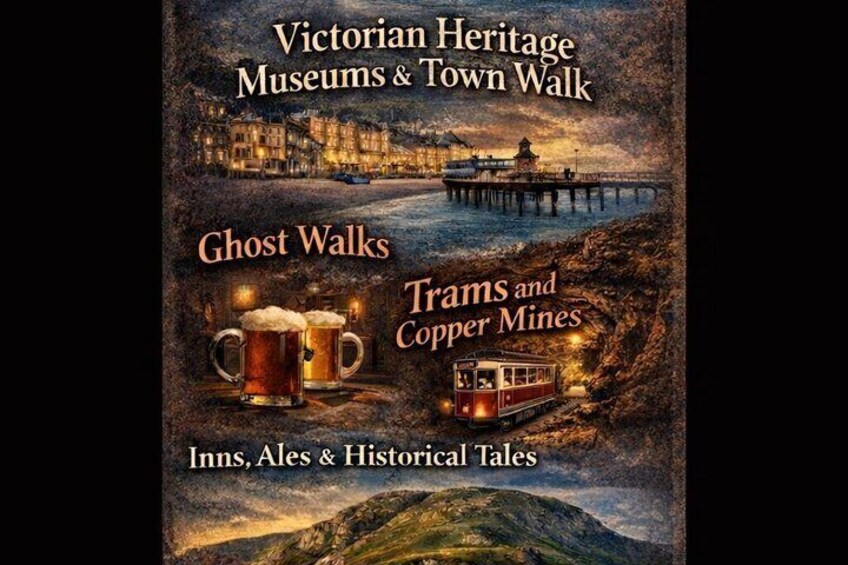 A Victorian heritage museum, a town walk, ghost walks, trams, and a copper mine. 5