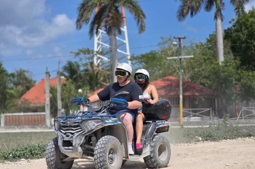 Jade Caverns and Mayan Village, lunch, snorkel Cozumel ATV Tour 5