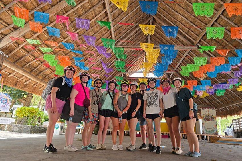 Jade Caverns and Mayan Village, lunch, snorkel Cozumel ATV Tour 2