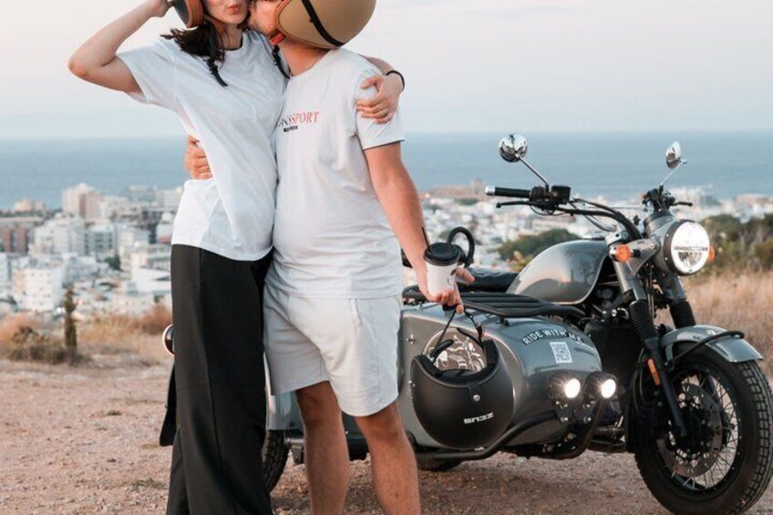 Private Sunset Tour in Rhodes Vintage Sidecar Experience 2