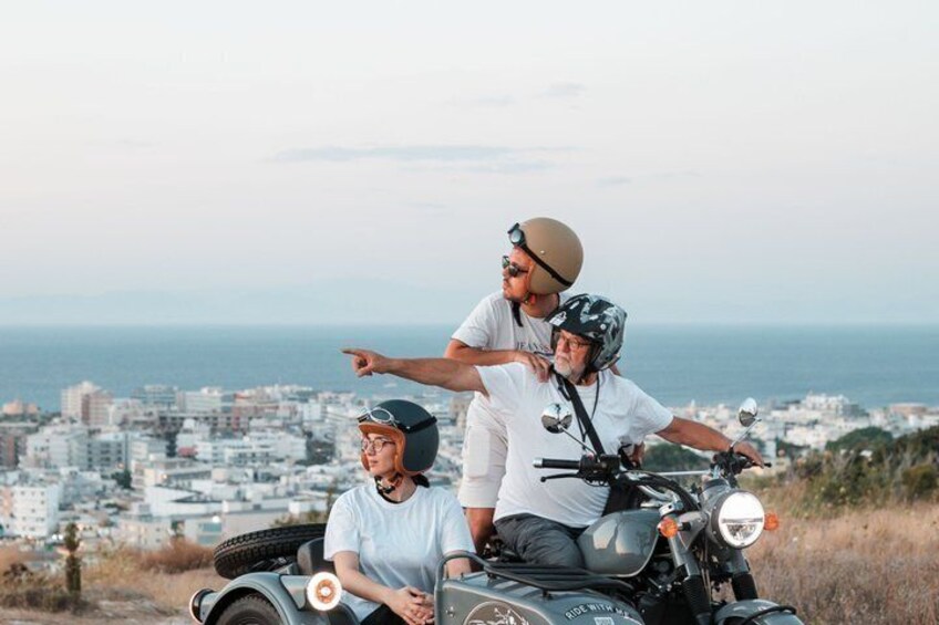 Private Sunset Tour in Rhodes Vintage Sidecar Experience 5