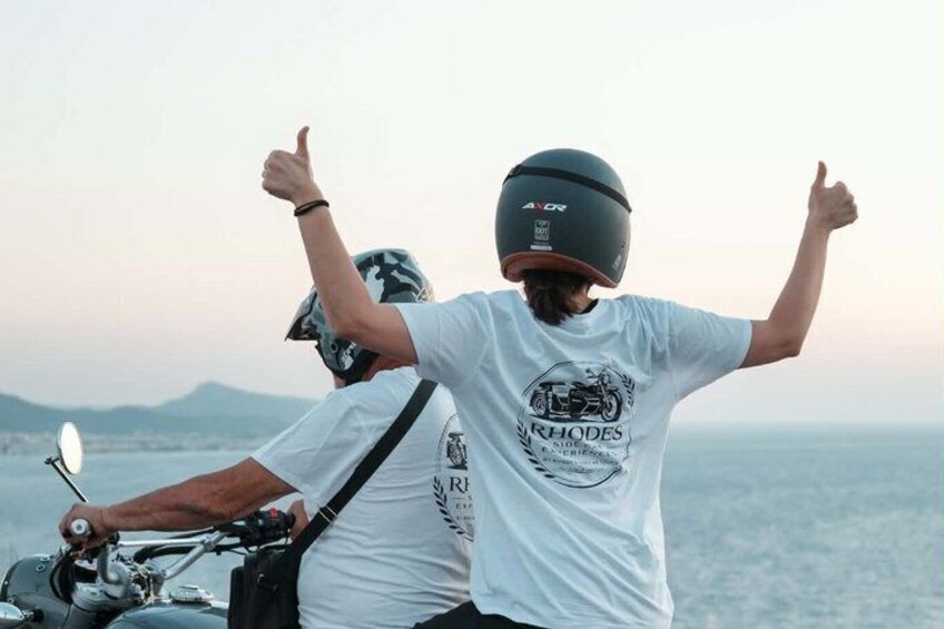 Private Sunset Tour in Rhodes Vintage Sidecar Experience 2
