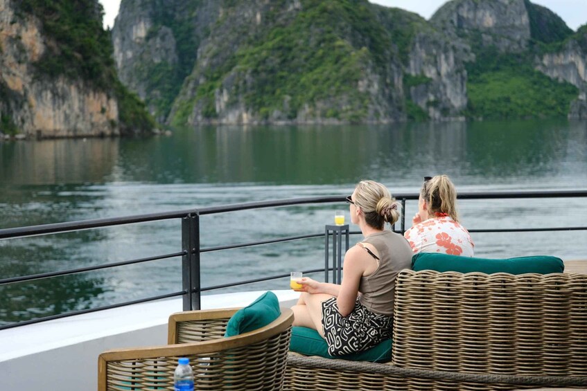 Picture 6 for Activity Hanoi:Halong Catamaran 5* Day Cruise, trampoline,water slide 3