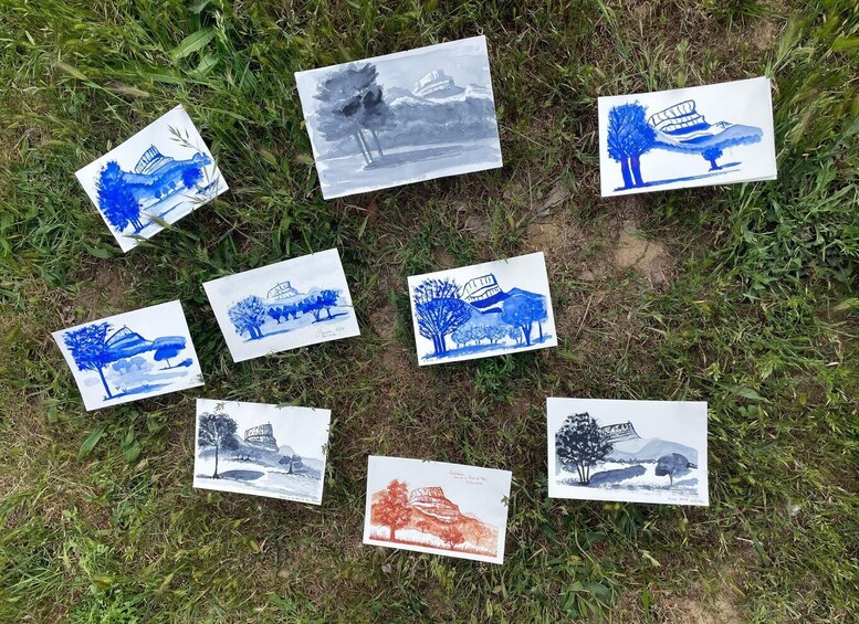 Picture 3 for Activity Aubagne: Watercolor sketch hike in the Garlaban hills 5