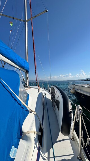 Picture 5 for Activity Golfo Aranci: Sunset in Figarolo on a Sailing Boat with Aperitivo and Dolphins 4