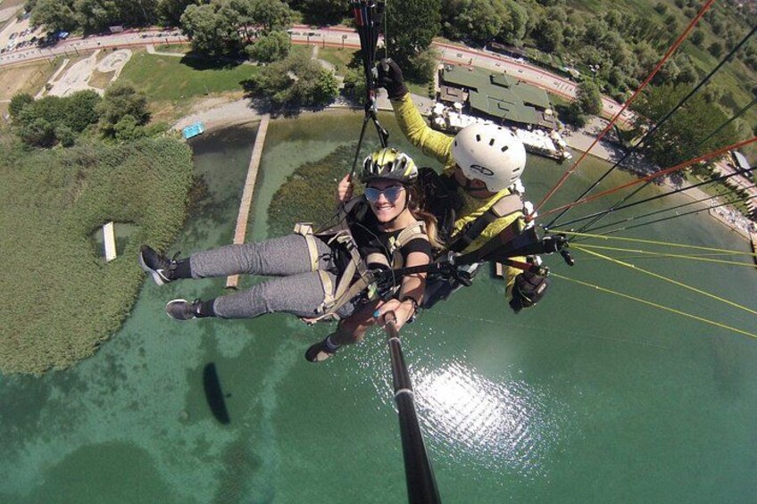 Paragliding above Ohrid 4
