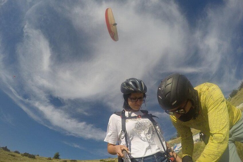 Paragliding above Ohrid 4