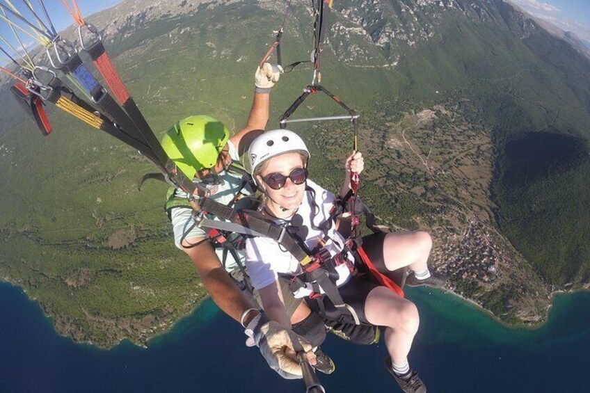 Paragliding above Ohrid 5