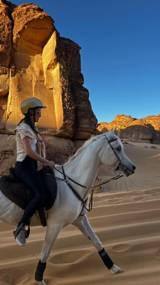 Picture 1 for Activity AlUla: Horseback Riding Experience Through Wadi AlFann 5