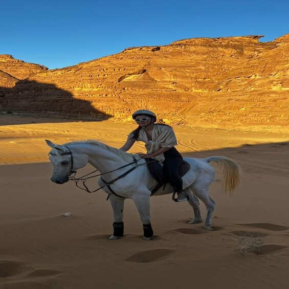 Picture 14 for Activity AlUla: Horseback Riding Experience Through Wadi AlFann 4