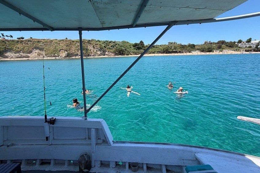 Rhodes Fishing Trip with BBQ and swimming 2