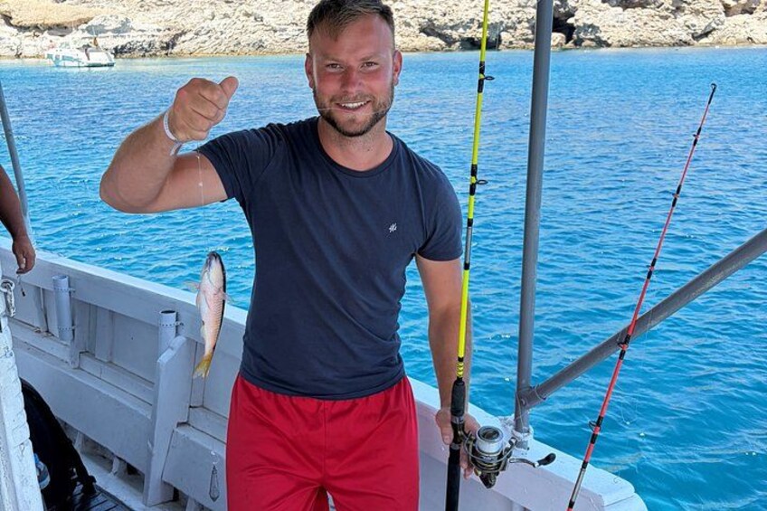 Rhodes Fishing Trip with BBQ and swimming 4