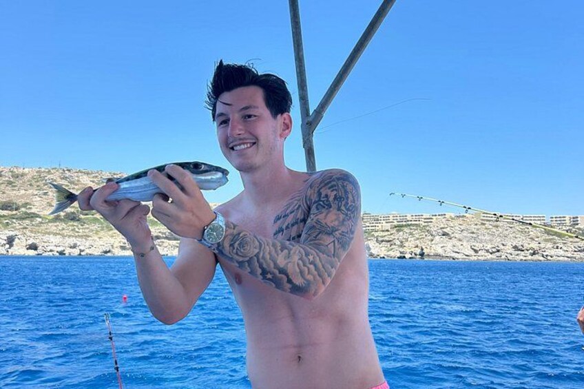 Rhodes Fishing Trip with BBQ and swimming 3