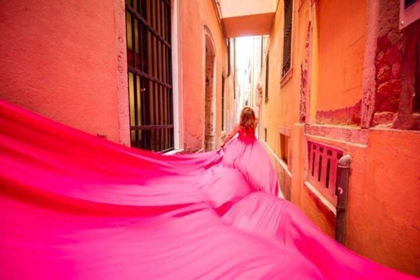 Venice Flying Dress Photoshoot 2