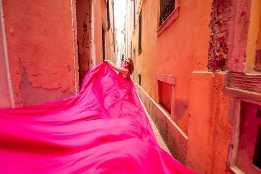 Venice Flying Dress Photoshoot 4