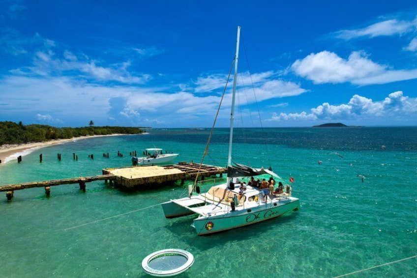 Icacos Catamaran deserted Island, snorkeling, sailing and beach 1