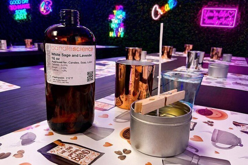 Houston Candle Making and Karaoke Experience 2