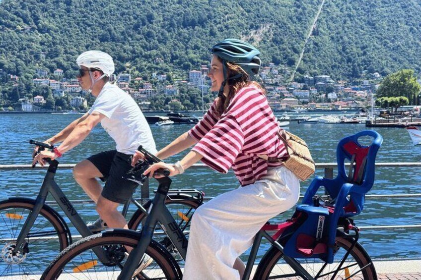 Como : E-Bike Tour with Guide + Aperitif (Helmet included) - 3 HOURS 3