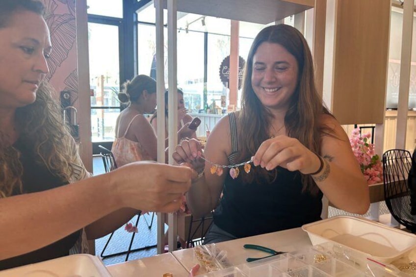 Jewelry creations with Palm Springs Flower Petals 2