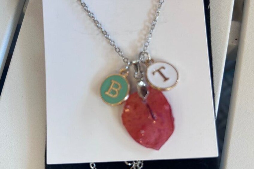Jewelry creations with Palm Springs Flower Petals 3