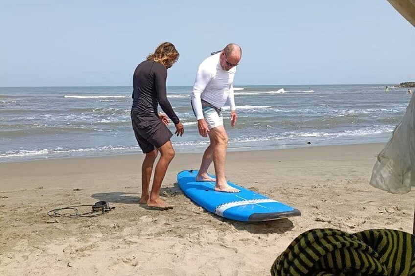 Surf lessons in Puerto Colombia 1