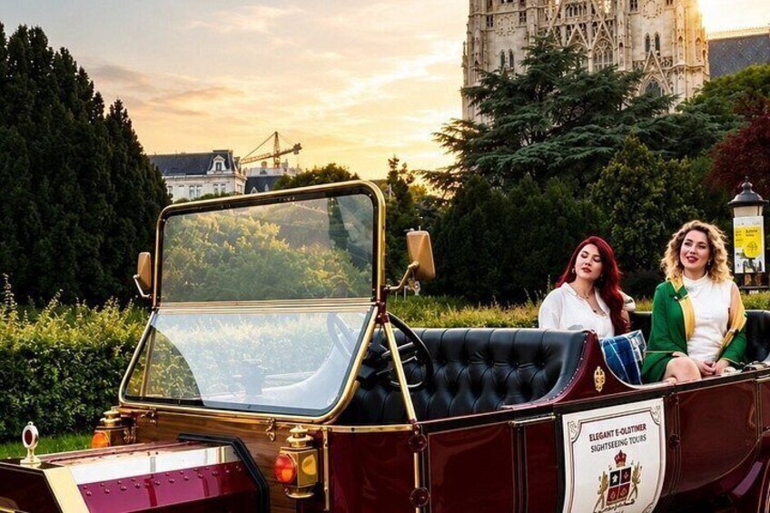 Vienna City Tour with Luxury E Old Timer 3