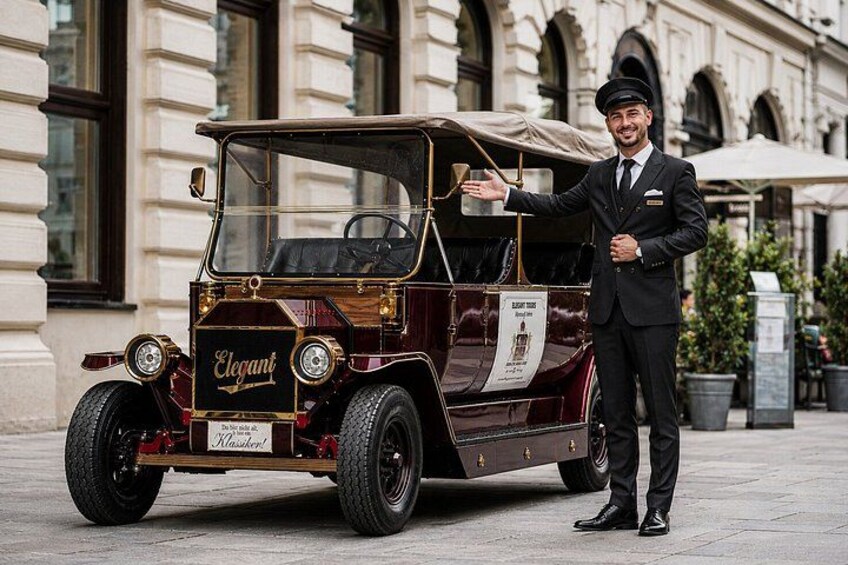 Vienna City Tour with Luxury E Old Timer 1
