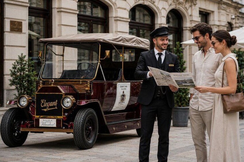 Vienna City Tour with Luxury E Old Timer 3