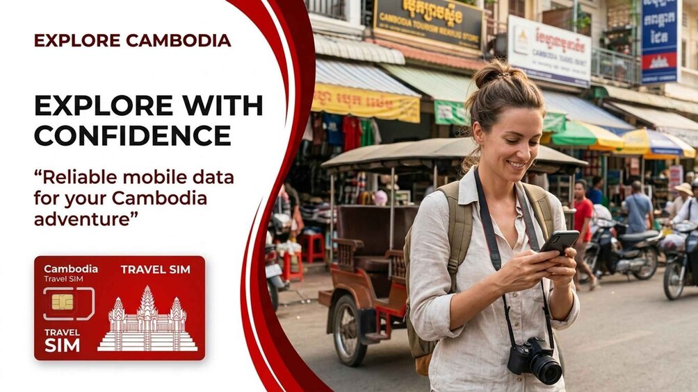Picture 2 for Activity Cambodia: SIM CARD & ESIM With Mobile Data 20GB/Week 4
