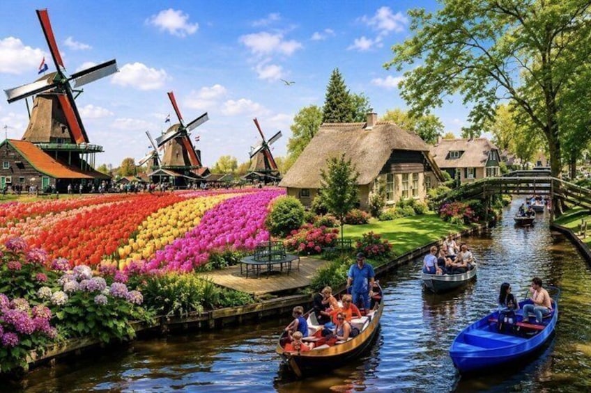 Private Day Tour Windmills and Giethoorn Included Boat Tour 2