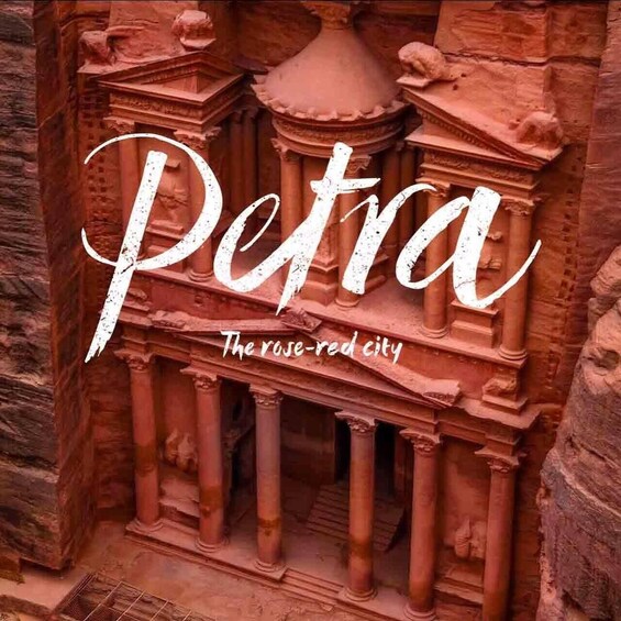 Petra, The rose-red city, with ancient architecture and carved columns. 5