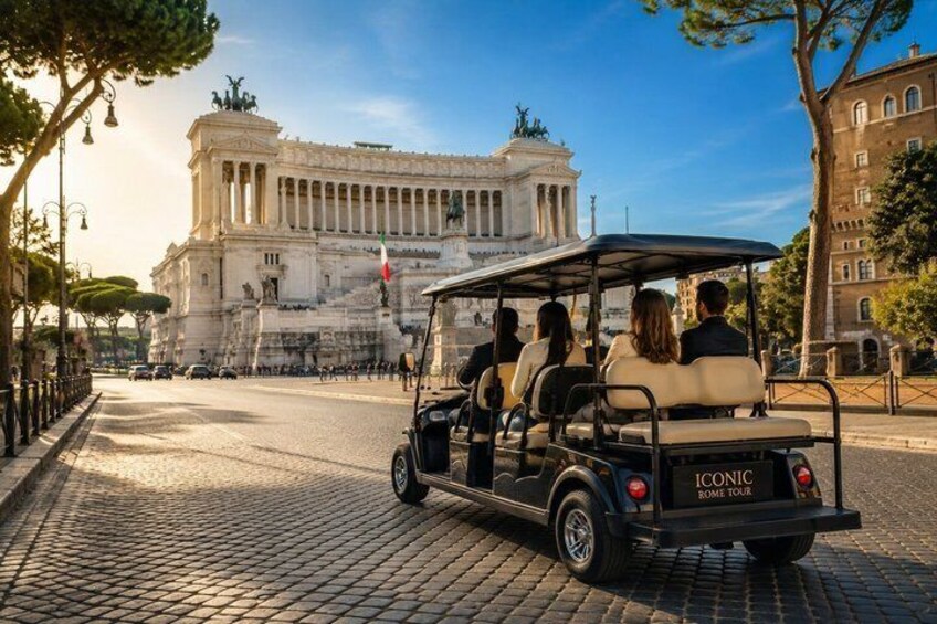 Rome: Iconic Golf Cart Tour of the Historic City Center of Rome 1