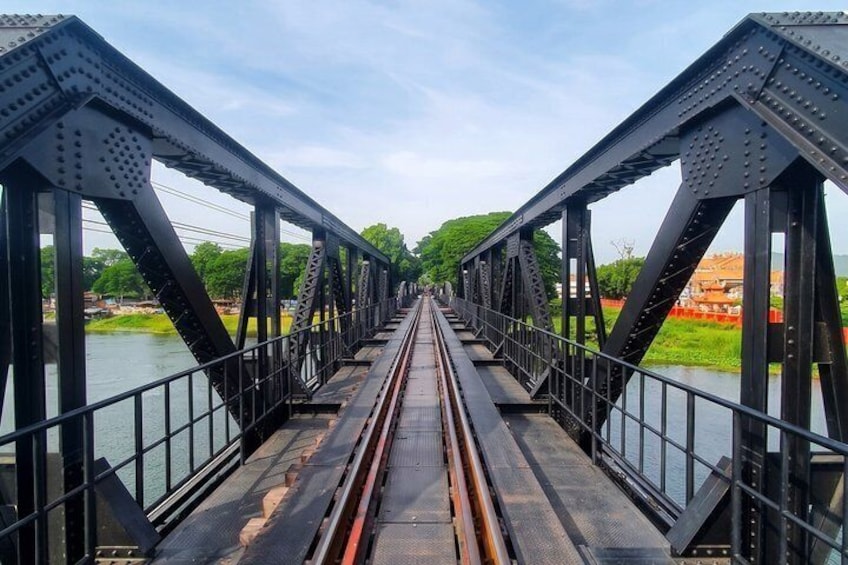 Kanchanaburi Private Tour: Erawan Waterfalls, River Kwai & Temple 2