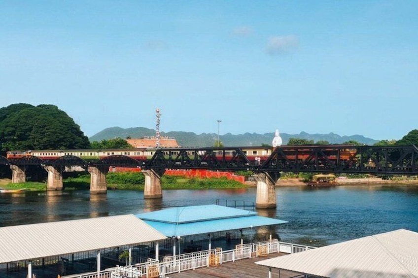 Kanchanaburi Private Tour: Erawan Waterfalls, River Kwai & Temple 3