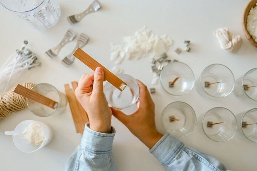 DIY Candle Making Class at a Trendy Local Restaurant in Baltimore 3
