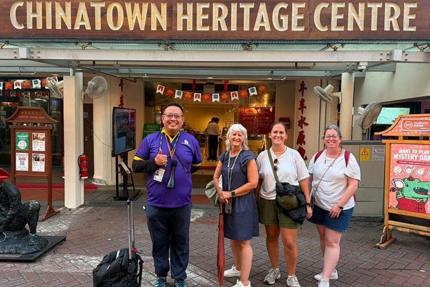 A building with a sign reading 'CHINATOWN HERITAGE CENTRE'. 1